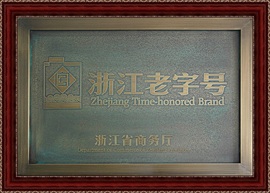 浙江晨云實業榮譽資質